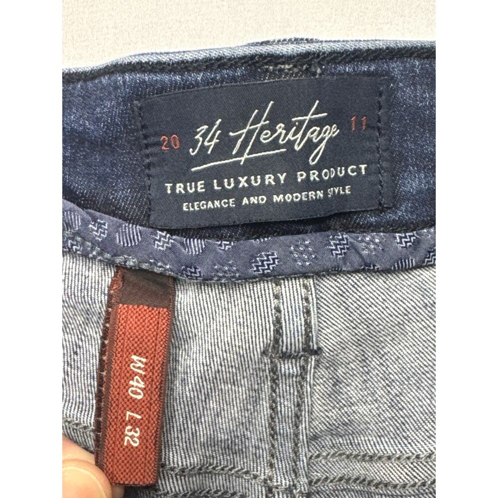 34 Heritage Men's Charisma Comfort-Rise Classic Blue Jeans  40x32 (39x31.5) Read - Picture 4 of 7